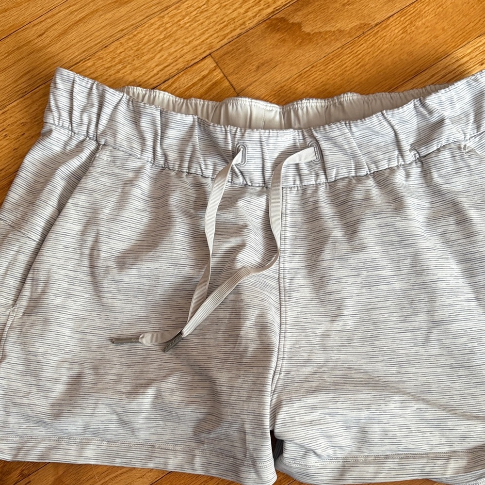 Women's Gray Drawstring Shorts